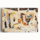 Abstract Modern Art Scene: Minimalist & Contemporary Wall Decor