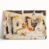 Abstract Modern Art Scene: Minimalist & Contemporary Wall Decor