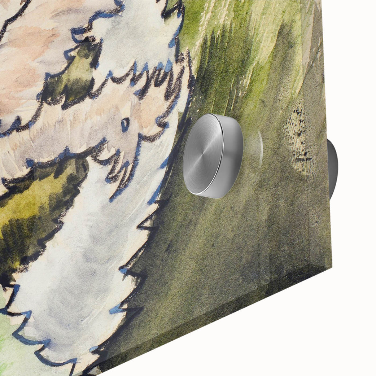 Abstract Modern Art: Contemporary Dogwood Design for Minimalist Decor