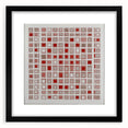 Abstract geometric frame in black, showcasing a modern design with a matte finish, perfect for enhancing contemporary home decor or art displays.