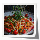 Extra large wall art featuring a vibrant floral design on glossy photo paper, ideal for dining room decor.