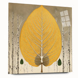 Vibrant floral and botanical wall art design printed on acrylic glass, showcasing intricate details and rich colors, ideal for modern home decor accents.