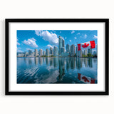 Patriotic Canadian Flag & Cityscape Prints - Canadian Heritage Wall Art
