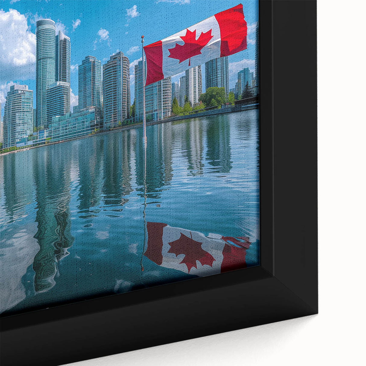 Patriotic Canadian Flag & Cityscape Prints - Canadian Heritage Wall Art