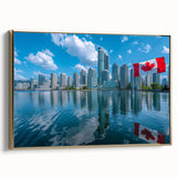 Patriotic Canadian Flag & Cityscape Prints - Canadian Heritage Wall Art