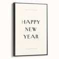 Minimalist Happy New Year - New Year's Eve Wall Art Print