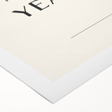 Minimalist Happy New Year - New Year's Eve Wall Art Print