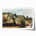 A Peasant Woman Digging - Rustic Impressionist Scene by Vincent van Gogh