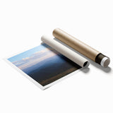 Extra large rolled print of a floral scene in soft pastel shades, ideal for classy bathroom wall art.