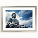 Textured abstract art print of Hong Kong skyline in muted gray tones on a framed canvas, suitable for bedroom decor.