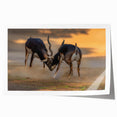 Rolled print of a serene Pakistani landscape with lush greenery and floral details, ideal for art wall dining room.