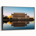 Black and white framed canvas of a vintage Philippine landscape, suitable for bedroom wall art.