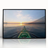 Large abstract wall art of Ontario scenery in muted earth tones on a framed acrylic, ideal for modern living room decor.