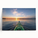 Black and white stretched canvas of Ontario scenery, suitable as kitchen wall art or bedroom decor.