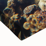 Black and white landscape art painting of Caribbean scenery on stretched canvas, suited for bedroom wall art.