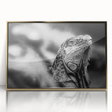 Framed acrylic print of a Costa Rican landscape in mid-century modernist style.