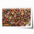 Extra large rolled print depicting vibrant floral scenery from Central America, ideal for art wall dining room.