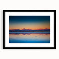 Extra large abstract art print featuring a colorful, textured depiction of Central American scenery on a black framed canvas.