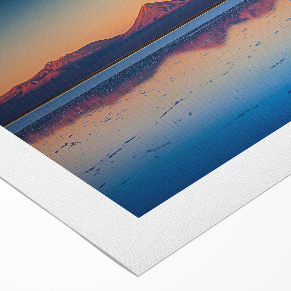 Art deco poster featuring a vibrant scene of a Nicaraguan landscape on rolled canvas, ideal for dining room wall art.