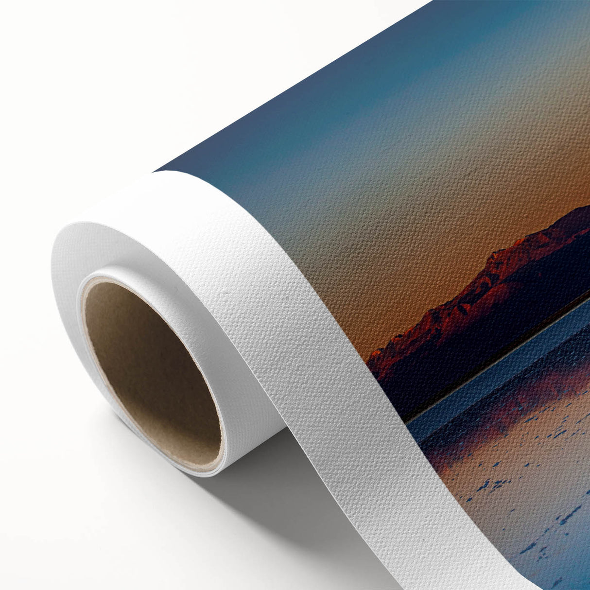 Art deco poster of a serene Nicaraguan landscape in soft pastel shades, rolled canvas, ideal for nursery wall art.