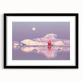 Abstract art print featuring vibrant, textured colors on a large canvas, ideal for living room decor.