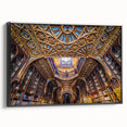 Black and white landscape art painting of Porto, Portugal on framed canvas, ideal for bedroom wall decor.