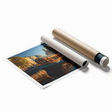 Extra large rolled print of a floral art piece depicting St.