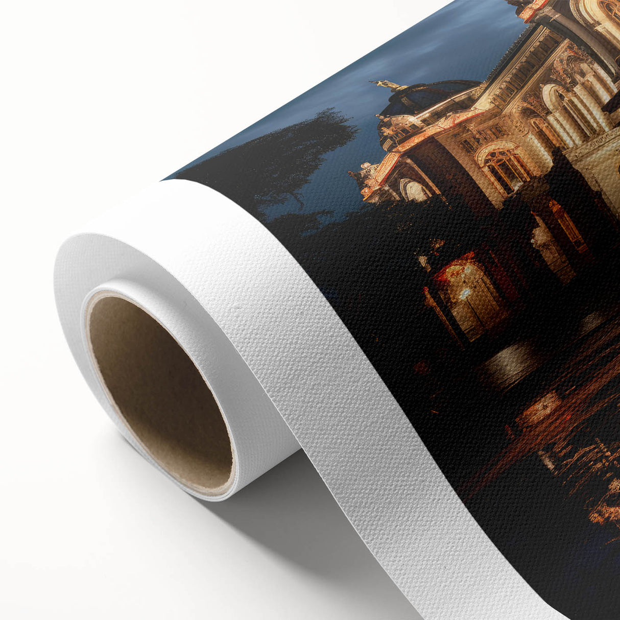 Art Deco poster of Sochi scenery in pastel shades on rolled canvas, ideal for nursery wall art.