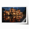 Extra large rolled print of Sochi scenery with vibrant floral elements, ideal for art wall dining room.