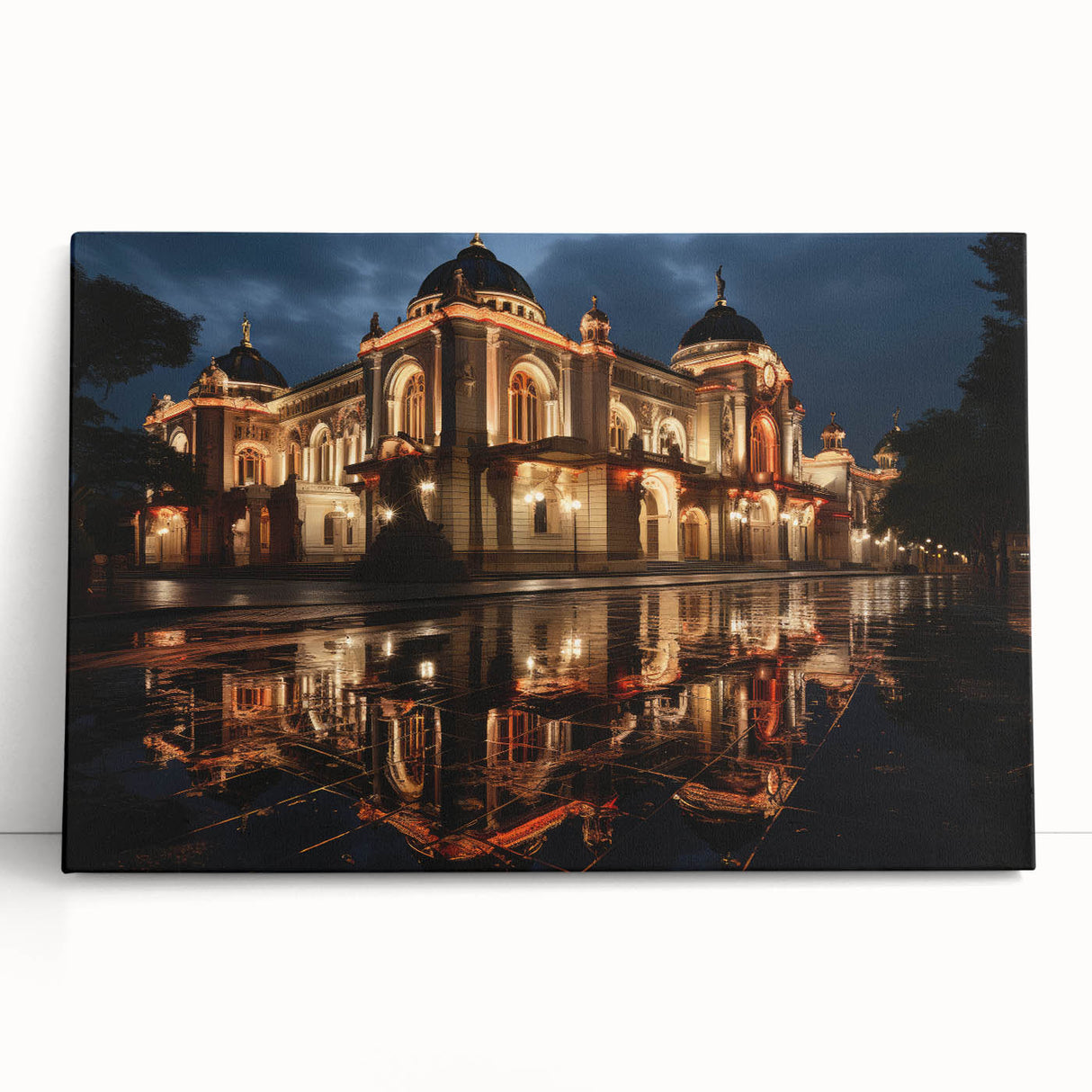 Black and white photograph of Sochi landscape on stretched canvas, ideal for kitchen wall art.