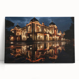 Black and white photograph of Sochi landscape on stretched canvas, ideal for kitchen wall art.
