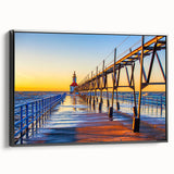 Black and white framed canvas of Stockholm landscape, featuring vintage poster art style, ideal for bedroom wall decor.