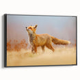 Black and white framed canvas depicting a vintage Swedish landscape, ideal for bedroom wall decor.