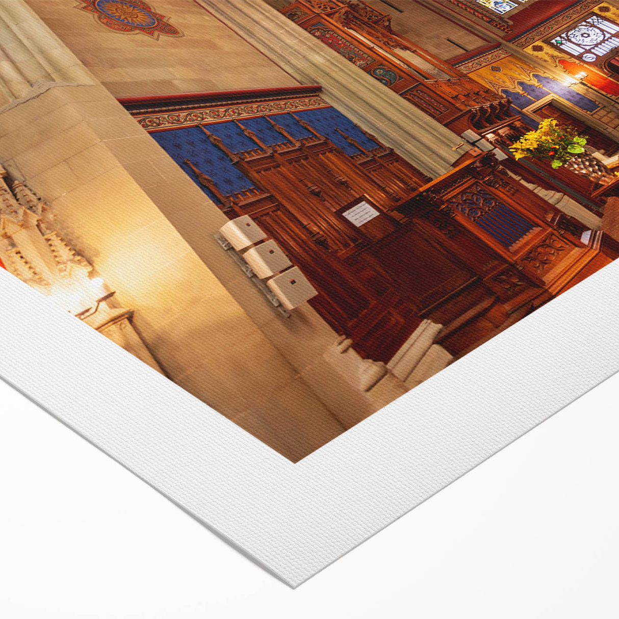 Art deco poster of Geneva scenery in muted earth tones on rolled canvas, suitable for dining room wall art.