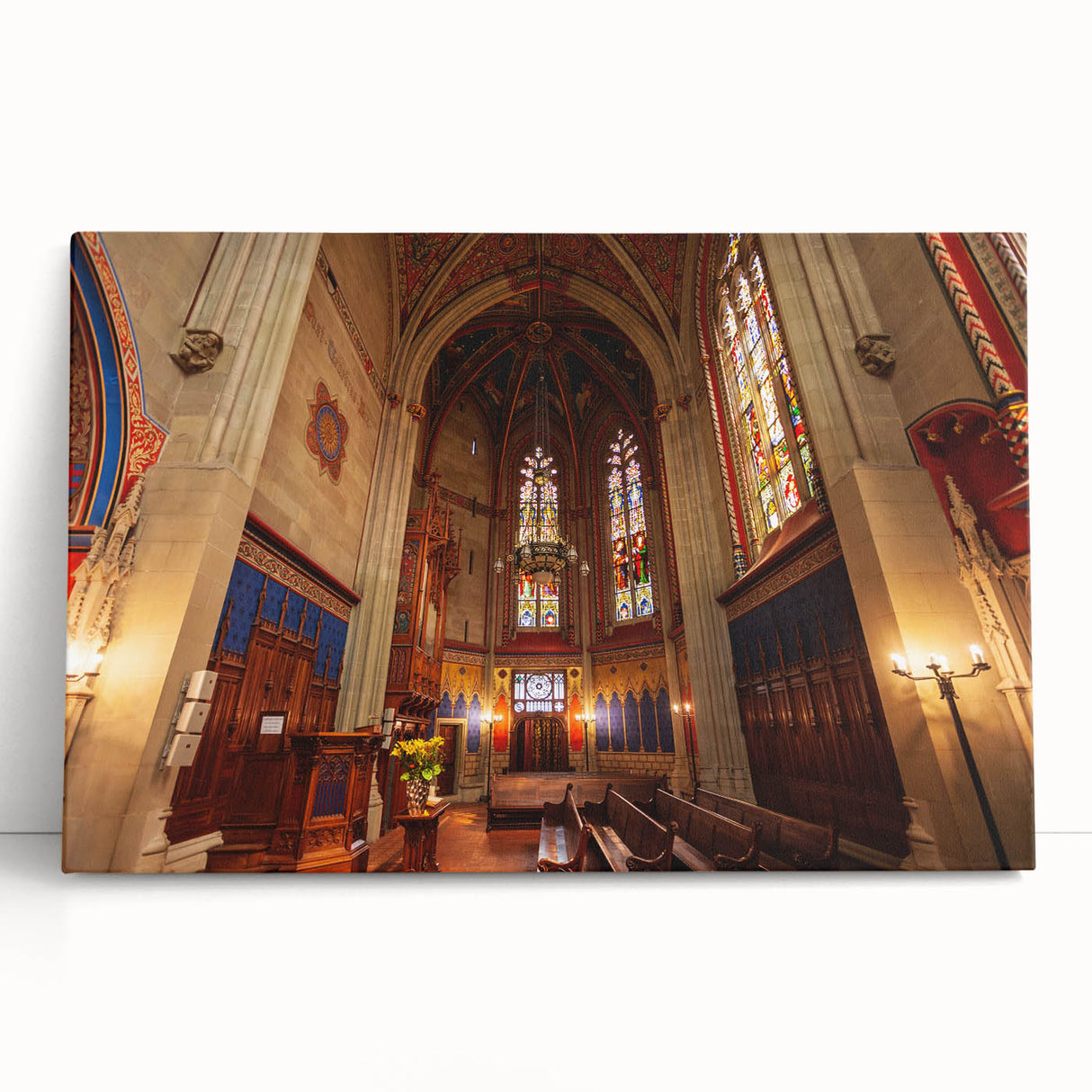 Black and white photograph of Geneva scenery on stretched canvas, ideal for kitchen wall art or bedroom ambiance.
