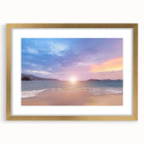 Extra large acrylic print of abstract Acapulco scenery in textured gold hues, ideal for living room decor.