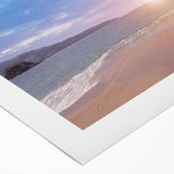 Art deco poster of Acapulco scenery in vibrant colors on rolled canvas, ideal for dining room wall art.