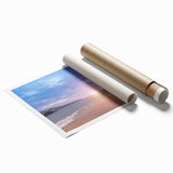 Extra large rolled print of Acapulco scenery with vibrant floral elements.