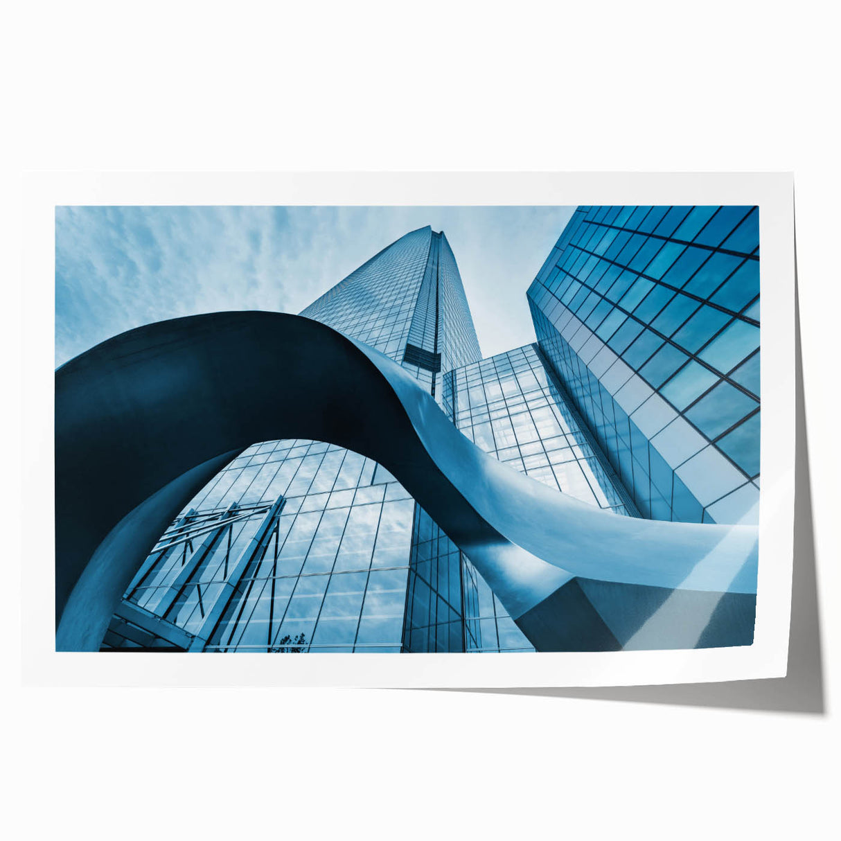 Rolled print of Santiago, Chile with vibrant floral elements, ideal for dining room wall art.