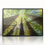 Large abstract wall art depicting California's Big Sur in muted earth tones on a framed acrylic.