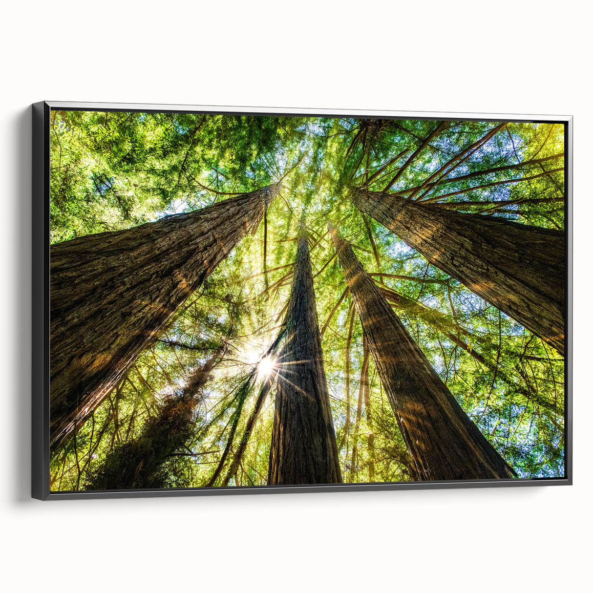 Black and white landscape art painting of Big Sur on framed canvas, ideal for bedroom wall decor.