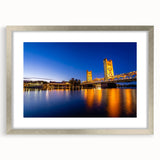 Textured art of abstract Sacramento scenery in silver frame with mat, in muted earth tones, ideal for bedroom art.