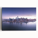 Black and white large art print of San Francisco skyline on stretched canvas, ideal for kitchen wall art.