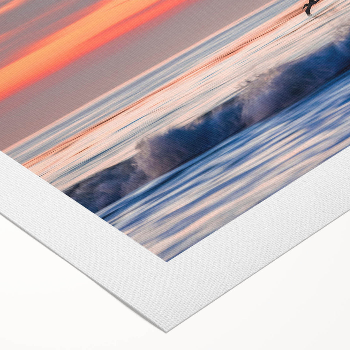 Art deco poster of Santa Barbara scenery on rolled canvas, featuring muted pastel shades, suitable for dining room wall art.