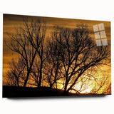 Acrylic print of a large abstract depiction of Vail, Colorado in muted earth tones, ideal for bedroom or dining room art.
