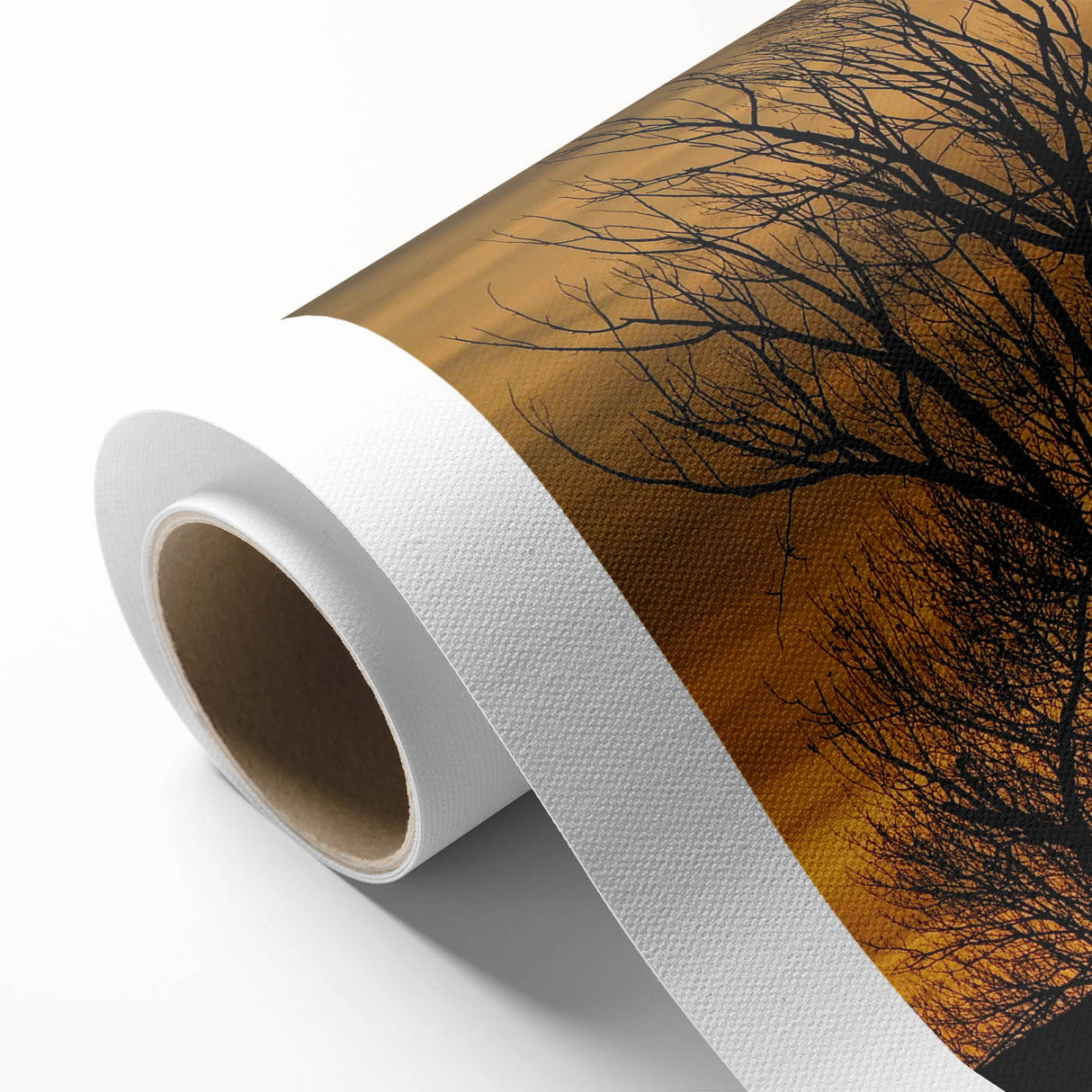 Art Deco style poster of Vail, Colorado scenery on rolled canvas, featuring muted earth tones, ideal for nursery wall art.