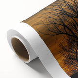 Art Deco style poster of Vail, Colorado scenery on rolled canvas, featuring muted earth tones, ideal for nursery wall art.