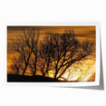 Extra large rolled print of Vail, Colorado scenery with vibrant green and blue tones, ideal for art wall dining room.