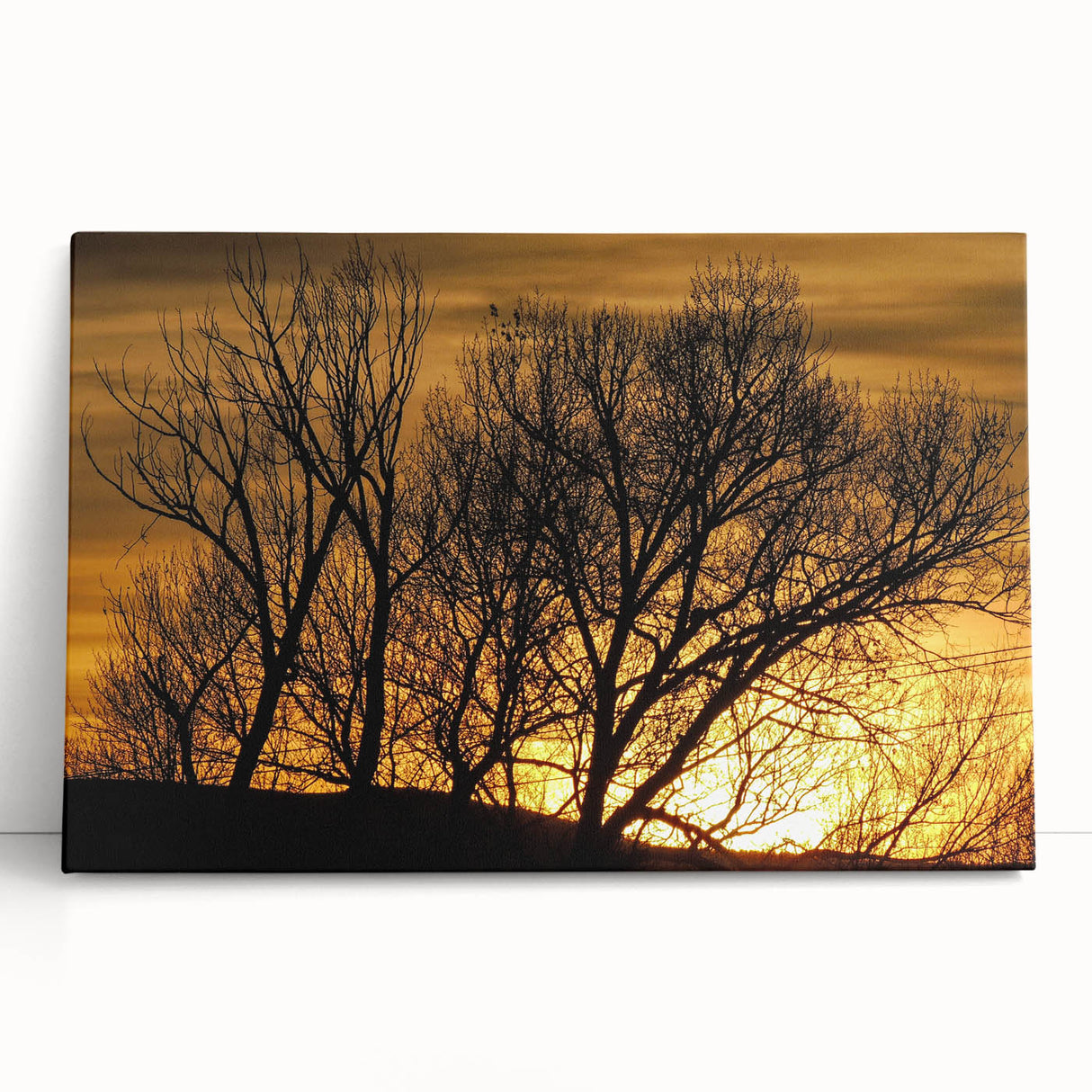 Black and white stretched canvas featuring a panoramic Vail, Colorado scenery, ideal for kitchen wall art.