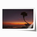Rolled print of Daytona scenery with floral elements in soft pastel colors, suitable for art wall dining room.